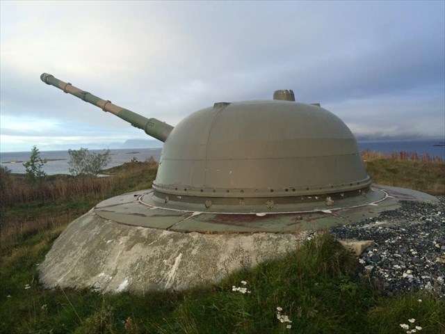 GC63VGE Kystfort - Meløyvær fort: Kanon B (Traditional Cache) in Troms og Finnmark, Norway created by Froweg